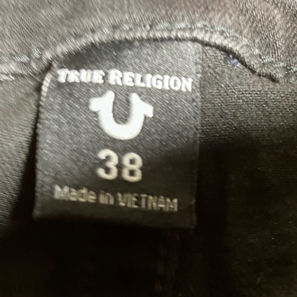 True Religion Rocco relaxed skinny embroidered jeans - Picture 3 of 4